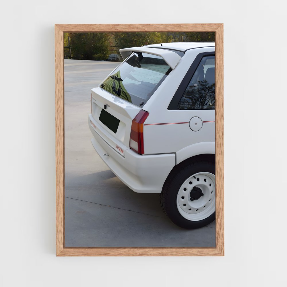 Poster GTI en Plein Parking – affiche Citroën (vue 4)